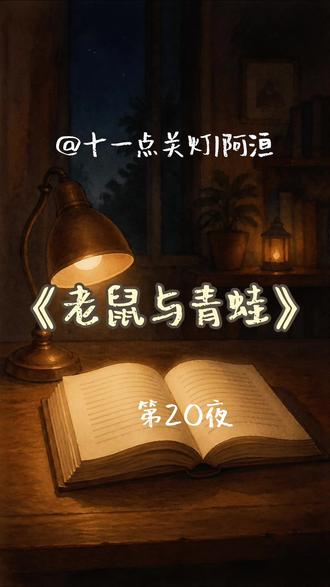 老鼠与青蛙|十一点关灯•第20夜
改编自周作人译《伊索寓言》
十一点,关灯,听故事。
我是阿洹,晚安。
#睡前故事 #十一点关灯 #伊索寓言 #治愈助眠