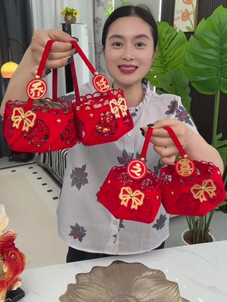 #乔迁之喜 #干果篮 #喜庆手提篮 #乔迁之喜仪式感 #搬新家装饰品