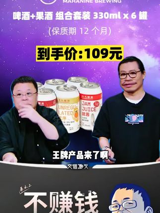 #罗永浩 带货大九酿造果味精酿啤酒,夏天到了!今天价格合适可以囤#大九酿造 #果味精酿 #果味精酿啤酒 #精酿啤酒