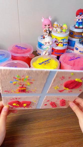 这才是新年仪式感!四宫格承包全年好运!
#手工教程 #新年手工 #抹抹画 #油画泥