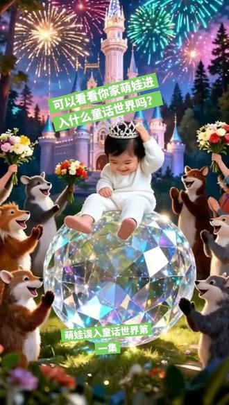 #我在抖音拍特效 #萌娃误入童话世界 #可以看看你家萌娃的童话世界吗? 一共四集剧情,每天帮萌娃解锁一集哦