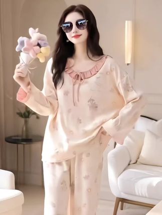 #家居服 #家居服套装 #睡衣家居服 #在家也要美美哒 #舒适家居服