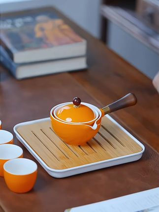 #茶具 #陶瓷茶具 #侧把旋转旅行茶具套装 #茶器之美 #召唤茶友 @DOU+小助手 @DOU+上热门