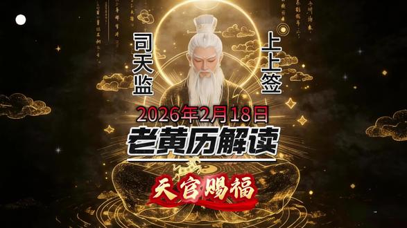2026年2月18日,注意事项。 #老黄历 #日历 #上热门 #老黄历解读