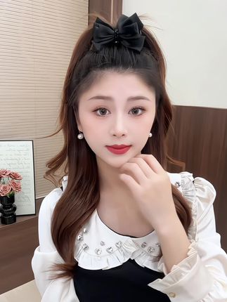 简约时尚百搭款~缎面蝴蝶结抓夹,不挑年龄,不挑发量#头饰发夹高级感 #爱了爱了