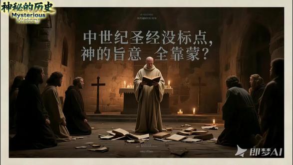 中世纪圣经全靠蒙? 没有标点符号,书都看不懂。圣经不断句,不分词、不标点、不空格,神父靠猜。#圣经 #标点 #读书 #历史真相