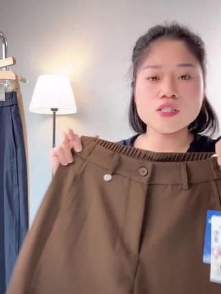 【云感软牛仔】小弯刀阔腿裤初秋新款时尚显瘦简约款宽松显瘦7910#阔腿裤