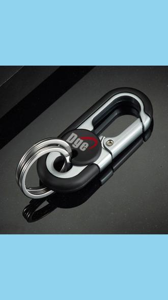 双环锌合金钥匙扣男士商务汽车摩托车锁匙挂件 #男士钥匙扣 #汽车钥匙链 #摩托车挂件 #商务礼品 #锌合金钥匙环