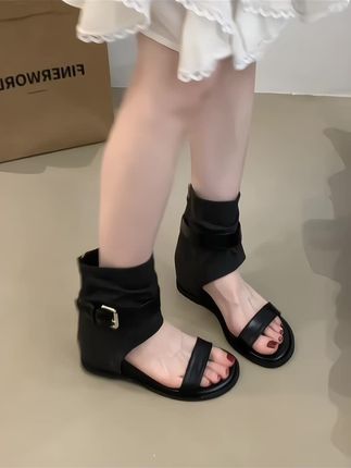 #夏季凉鞋 #凉靴 #裤管靴 #夏季新款 #女鞋