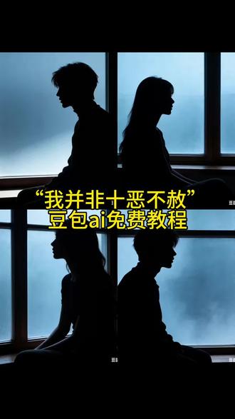 当我想要这个我并非十恶不赦,剪影图片我把ai生成指令丢给豆包…..#dou上热门 #豆包ai ,#豆包P图已经nextlevel了#我要做爆款