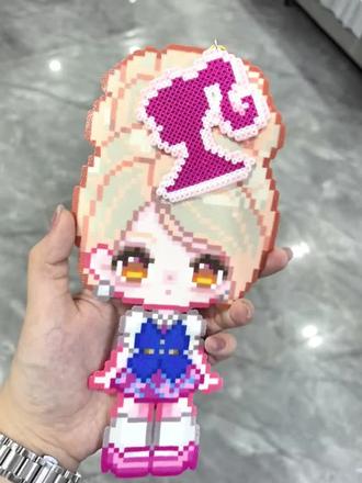 德兰西小姐 我力竭了#拼豆 #德兰西小姐 #芭比 #公主