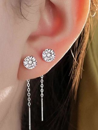 耳饰 耳线高级感长款流苏耳环耳链耳坠#耳饰 #耳线 #流苏耳环 #耳链 #耳坠