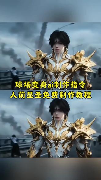 人前显圣教程来了#黄金战甲造型 #即梦ai