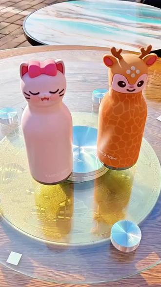 动物头像保温杯 萌到犯规的保温杯! #高颜值好物 #学生党必备 #可爱水杯 #保温杯种草 #便携防摔神器