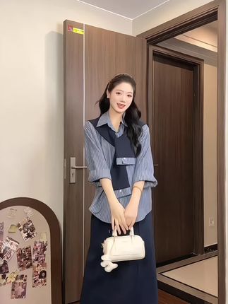 生完接着穿的套装来咯!喜欢这种风格的姐妹闭眼冲#孕期穿搭#孕妇装#韩系减龄穿搭 #高级感穿搭 #孕妇