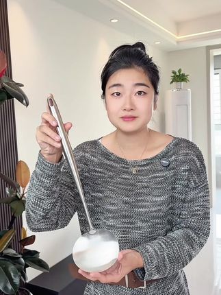 德国316L家用长锅铲不锈钢蘑菇铲食品级炒菜铲子全钢炒菜勺铁锅铲#锅铲#厨房好物#不锈钢炒勺
