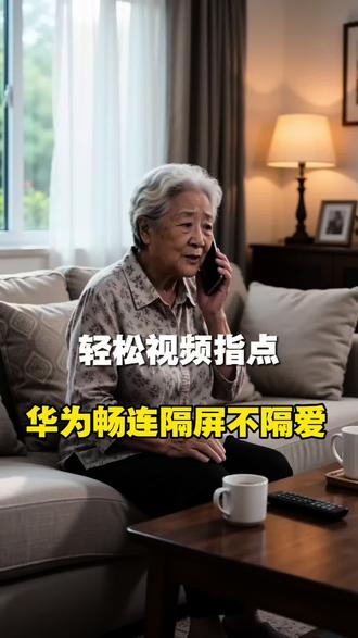 华为畅连,轻松指点,隔屏不隔爱,让独居老人用机无忧、儿女安心!#nova16 #HarmonyOS6 #华为服务 #鸿蒙操作系统 #鸿蒙