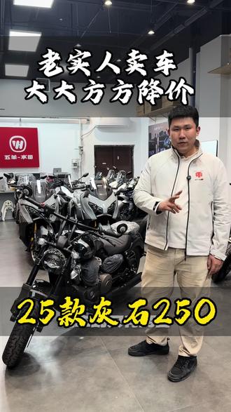 25款灰石250价格绝对实惠 #灰石250 #特价摩托