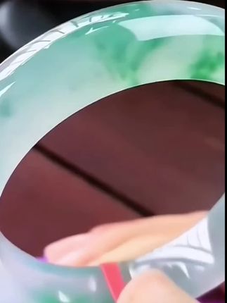 #正品冰飘花正圈手镯#时尚气质百搭#女款手镯#好东西一起分享 #谁带谁好看