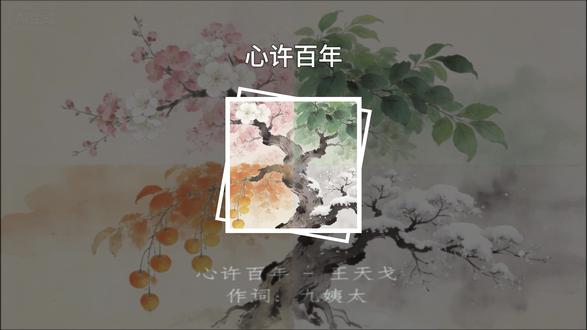 如果说 初遇时候太过惊艳 足够铭记好几百年 《心许百年》王天戈