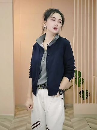 2025早秋新品时尚百搭修身显瘦个性假两件卫衣女士长袖上衣8131#新款上新 #时尚穿搭#秋冬穿搭 #气质穿搭 #高级感穿搭