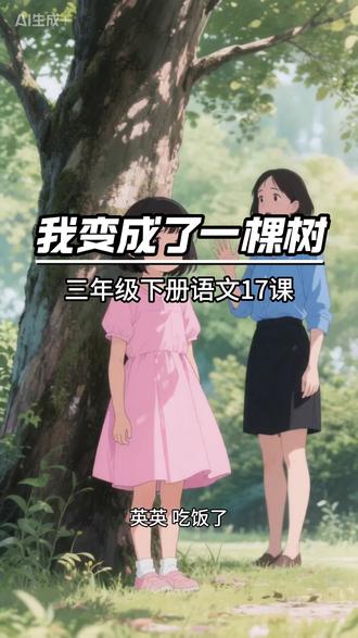 三下语文19课|我变成了一棵树#三年级语文