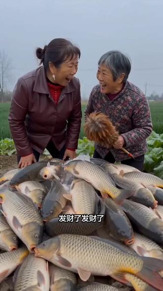 #AI菜园刨地遇鱼涌 #随变ai随便玩