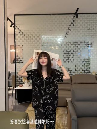 太喜欢这种凉感睡衣了 #睡衣家居服