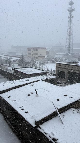 西藏五月份的大雪天 今天本来还想去徒步的,可是下雪了#西藏 #下雪了 #瞬间万变的天气 #那曲