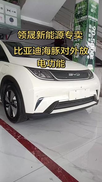 南宁比亚迪海豚对外放电#新能源二手车 #比亚迪海豚