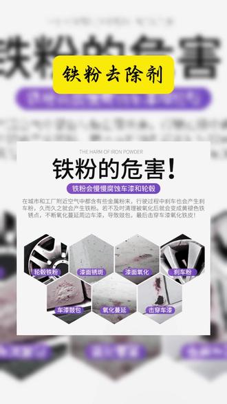 V6中性铁粉去除剂:温和除铁粉 不伤车漆 高效洁净 #好物推荐 #好物分享 #好物安利 #中性铁粉去除剂 #铁粉去除剂 V6中性铁粉去除剂 漆面氧化层去除铁粉清洗剂
