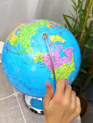 这个地球仪,360度旋转使用看到世界每个角落#地球仪#学习地理认识世界
