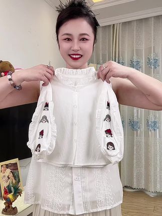 家有女儿的,这个巨精致巨甜美的女童打底衫赶紧来薅!关键价格巨给力!#高品质童装 #生女儿就要这样穿 #春秋穿搭 #女童打底衫 #女童衬衫