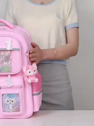 卡皮巴拉多功能减负书包1-3-6年级小学生书包护脊超轻学生书包#开学必备 的小学书包#母婴好物 #开学书包推荐 #双肩背包