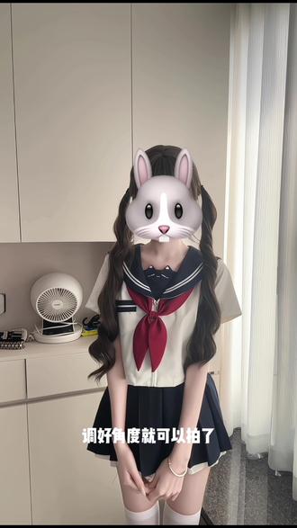 拍摄教程 ⁃ ⩊ ⁃#泪痕摇2#水手服#教程@蓝米酷数码