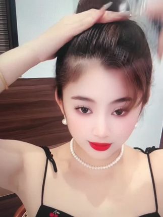 炫彩四色倒插梳#气质盘发 #碎发整理神器 #倒插梳 #头饰发饰