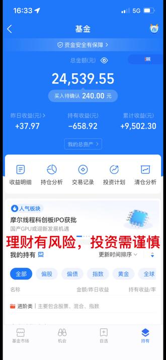 挑战每天定投100元纳斯达克#理财#基金小白#定投基金#纳斯达克 理财有风险,投资需谨慎