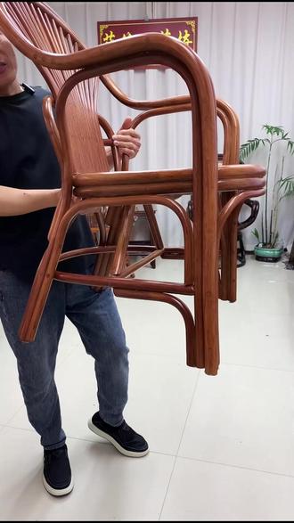 老式手工藤椅!办公室客厅阳台都能用