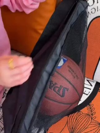 篮球背包单肩学生双肩训练收纳袋大容量排球手提足球网兜运动#篮球收纳背包 #篮球足球收纳袋