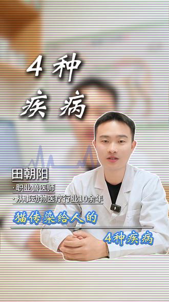 猫传染给人的4种疾病。#涨知识 #女生必看 #内容过于真实 #养宠知识 #养猫必看