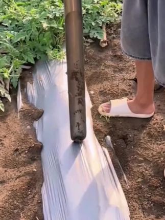 农用打洞器加长加厚不生锈热镀锌钢管挖洞器 #经久耐用 #三农 #快捷省时省力省工人