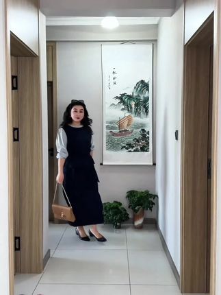 既然幼态不了,那就富态起来 超级显瘦两件套 #秋季新款 #初秋穿搭 #大码女装 #梨形身材穿搭 #高级感穿搭@DOU+小助手