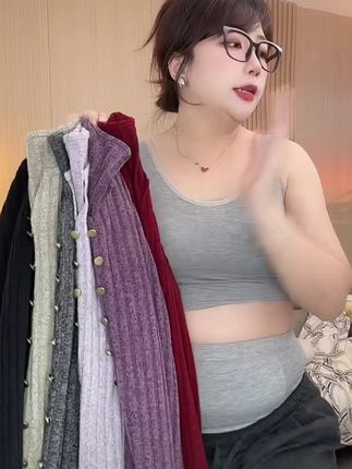 【6色】秋装胖mm显瘦遮肉针织长袖T恤打底衫220斤百搭大码女装8060