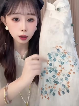 【娇眉恨】新中式轻国风夏季禅意年轻文艺清冷茶服短款小飞袖上衣#谁穿谁好看#显瘦穿搭#夏季新款 #面料柔软舒适 #穿搭