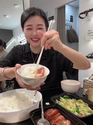 今天又被大姑姐投食的一天…又吃了两碗饭…#太好吃了 #今日午餐
