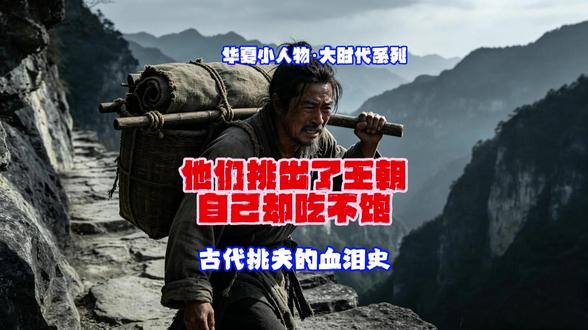 挑夫:他们挑出了王朝命脉,自己却吃不饱 肩头磨烂 古代挑夫(脚夫、力夫、背二哥)肩挑盐茶、粮草,撑起帝国运输。川盐入黔四大盐岸,每日两千脚夫翻山越岭;茶马古道雅安至康定段,数百背夫负重两百斤在冰雪中前行;京杭大运河码头挑夫数以千计。陈铎《醉太平》写“肩头上去了几层皮,常少柴没米”;陈玉《缆夫谣》“伛偻陟崇堤,努力挥汗颡……足趼岂敢恤,抑恐负笞杖”;龚自珍“只筹一缆十夫多,夜闻邪许泪滂沱”。贵州古盐道青石板上打杵戳出的碗大石窝,至今仍在。挑夫肩膀磨烂,家里却无米下锅。老郑的探史官们,他们是王朝的脊梁,却被历史遗忘。
码头上的号子,深山里的脚印,早已消失得干干净净。只有打杵戳出的石坑里,积着雨水,也积着他们的命。
投个票:你看古装剧时,想过城墙、码头是谁扛起来的吗? 👉 想过扣1,没想过扣2
觉得挑夫值得被记住的,点收藏、转发。把这期内容分享给朋友,了解古代运输的血泪史。
我是老郑,下期讲古代刽子手。
#古代挑夫 #脚夫 #茶马古道 #川盐入黔 #陈铎醉太平