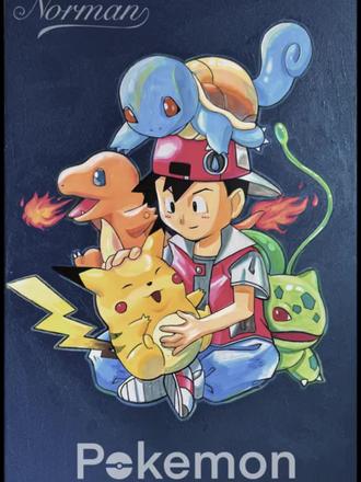 你为什么喜欢宝可梦 宝可梦是一个充满魔法的乌托邦世界。
谁不想真的拥有陪伴自己的宝可梦呢
#宝可梦 #宝可梦插画 #宝可梦御三家 #皮卡丘 #手绘