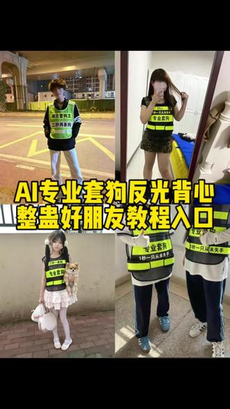 AI专业套狗反光背心特效制作教程来了, #ai专业套狗指令 #ai专业套狗 #ai专业套狗特效 ai专业套狗从不失手 ai专业套狗合成效果 套狗马用 ai指令 套狗 ai麦业 如何让豆包ai合成专业套狗 ai专业版 套狗马甲 ai指令 合成效果 如何让豆包ai合成专业. ai 专业编程开发 ai专业辅修 ai 套狗制作 ai 智能狗机器人 #剪映 #剪映图片设计