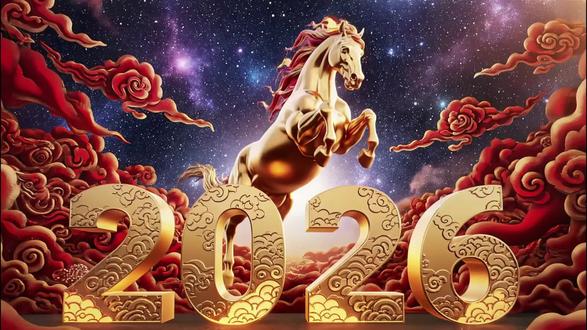 踏马的祝福这不就来了嘛🔥#踏马送祝福 #马上有喜 #马年第一神曲