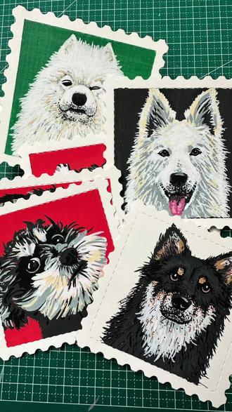 分享最近作品#萌宠 #翻翻乐 #跟着抖音学画画 #丙烯马克笔 #中华田园犬